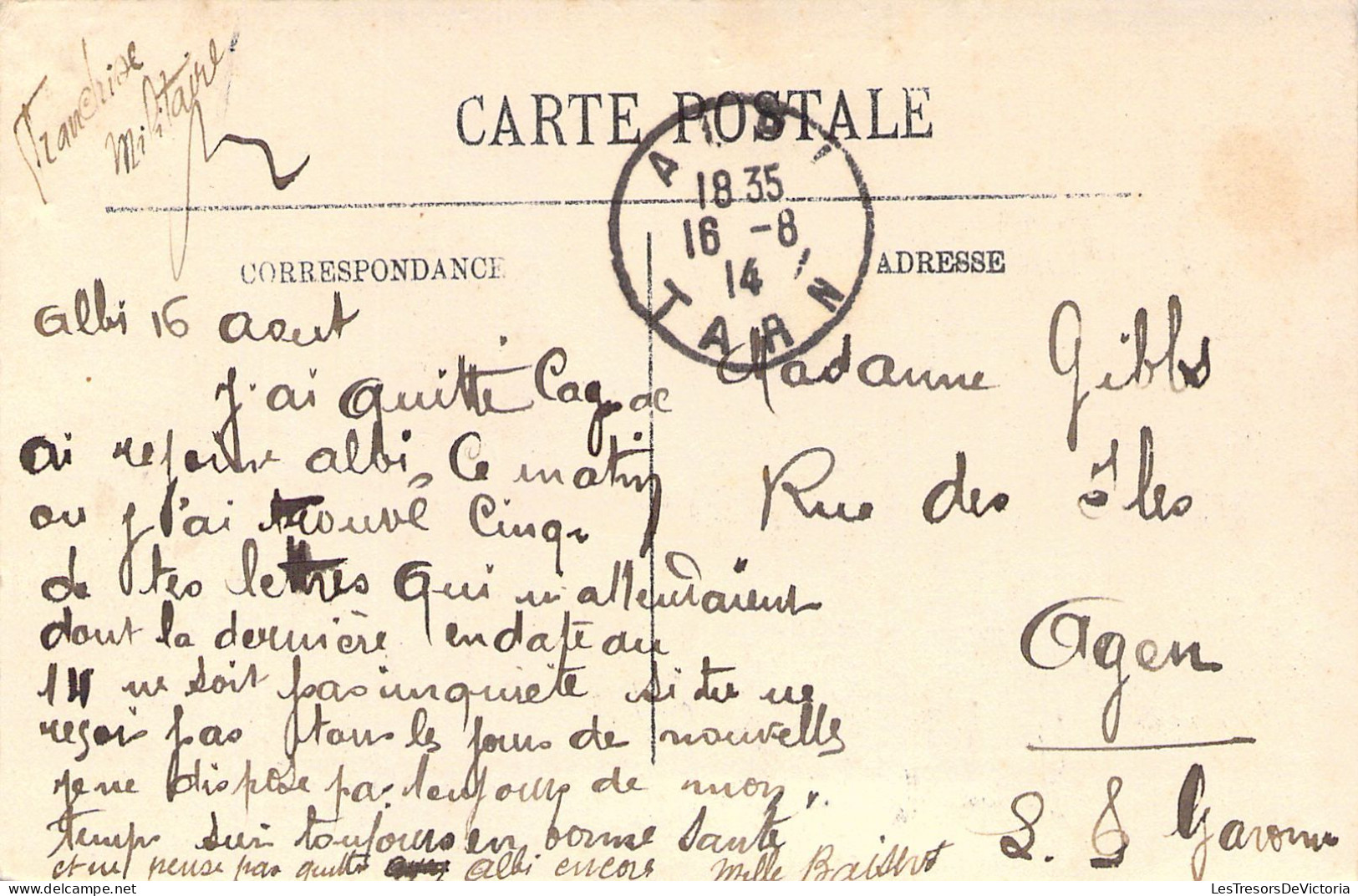 MILITARIA - ALBI - La Caserne La Pérouse - LL - Carte Postale Ancienne - Kasernen