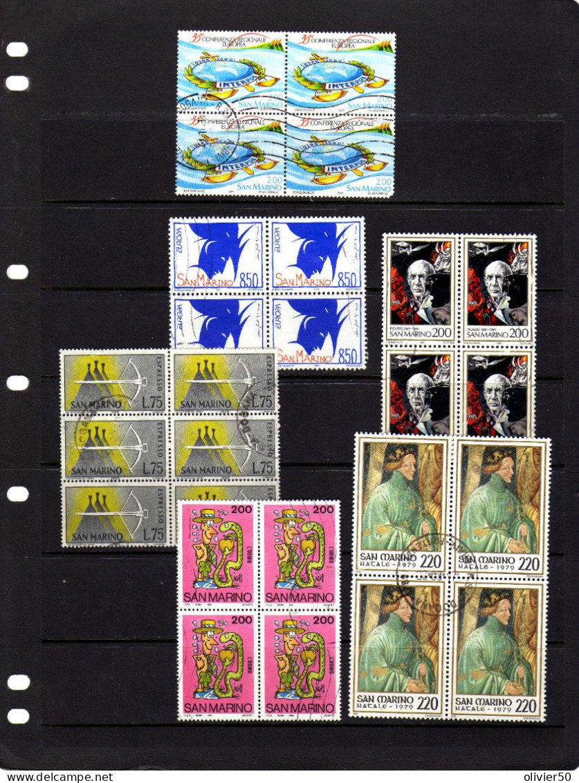 Saint-Marin - Express - Tableaux - Europa- Humour  - Obliteres - Used Stamps