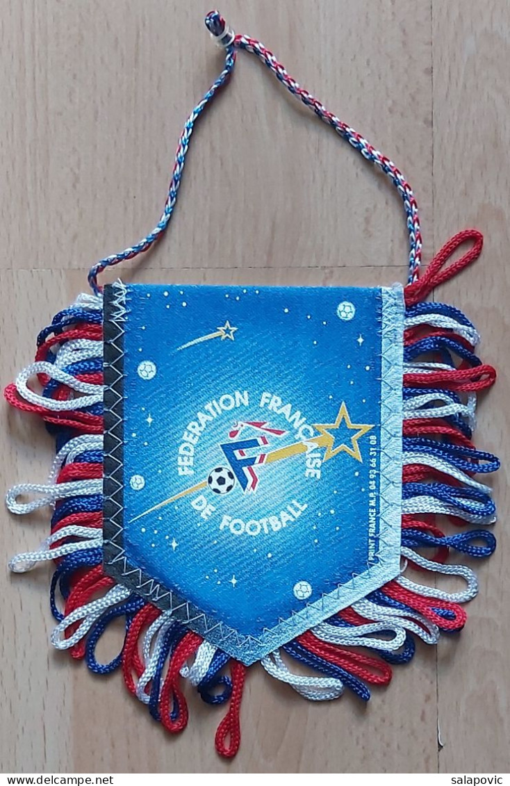 France Football Federation LIGUE D'ALSACE Football Soccer Fussball Calcio PENNANT, SPORTS FLAG ZS 4/19 - Habillement, Souvenirs & Autres