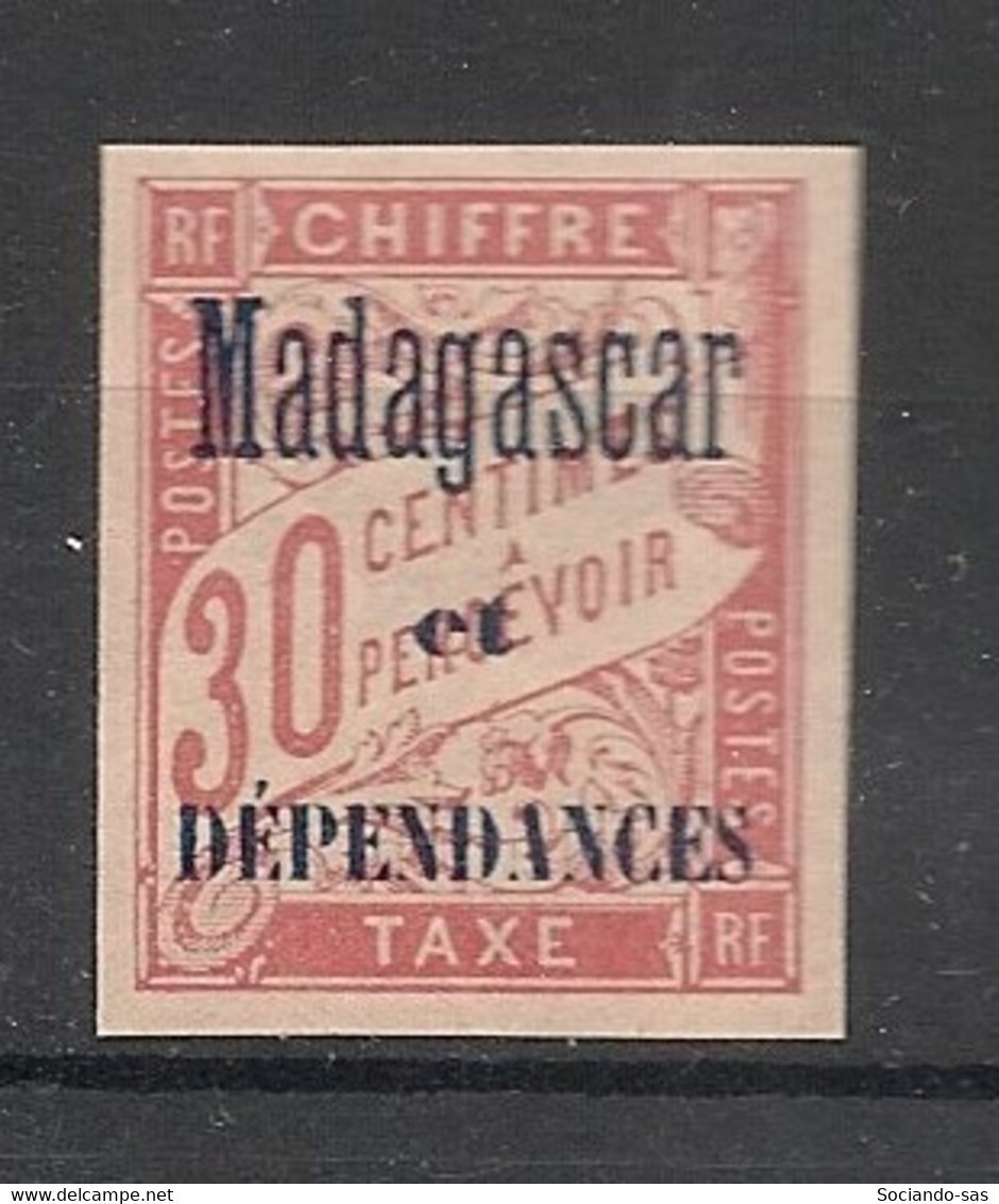 MADAGASCAR - 1896 - Taxe TT N°Yv. 4 - Type Duval 30c Rouge - Neuf Luxe ** / MNH / Postfrisch - Impuestos