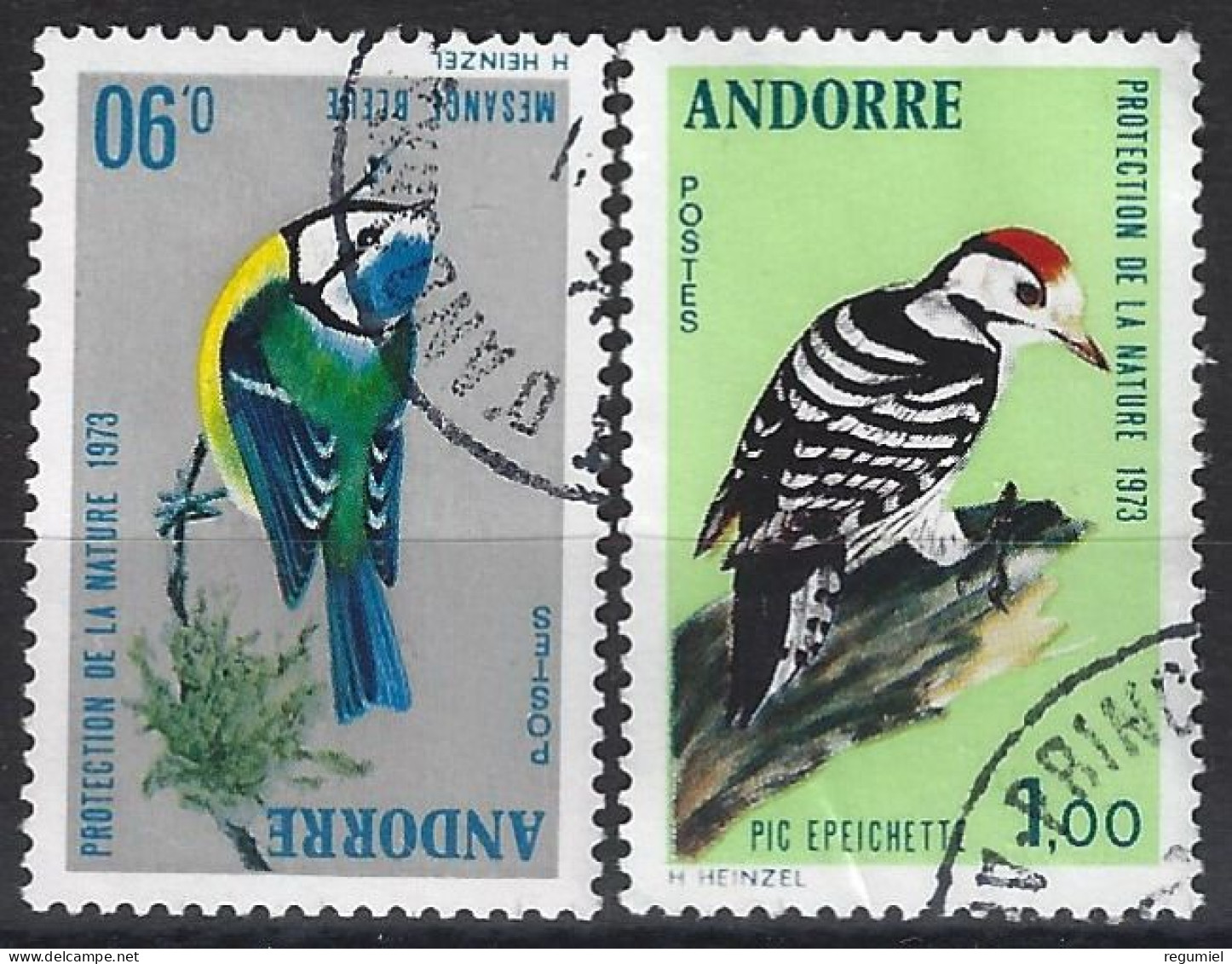 Andorra Francesa U 232/233 (o) Usado. 1973 - Used Stamps