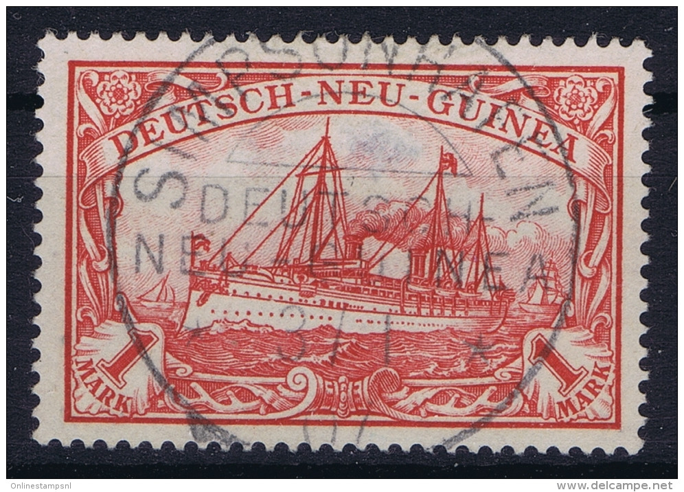 Deutsch Neu-Guinea: Mi 16 Obl./Gestempelt/used  SIMPSONHAFEN Stempel 22 - Deutsch-Neuguinea