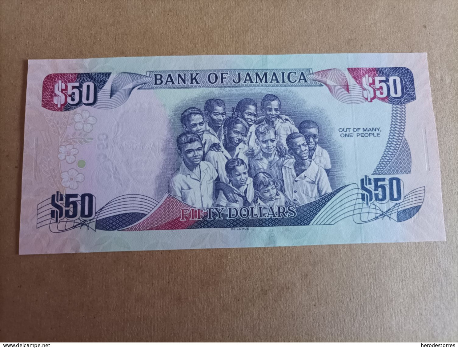 Billete De Jamaica De 50 Dolares, Año 2012, UNC - Jamaica