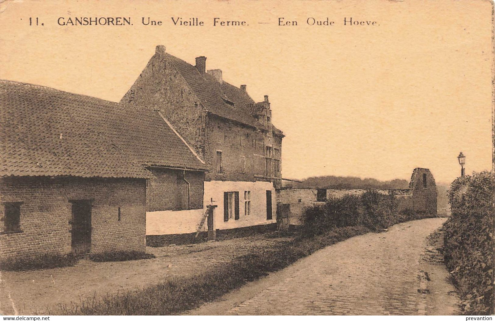 GANSHOREN - Une Vieille Ferme - Carte Circulé En 1933 Vers Ixelles - Ganshoren