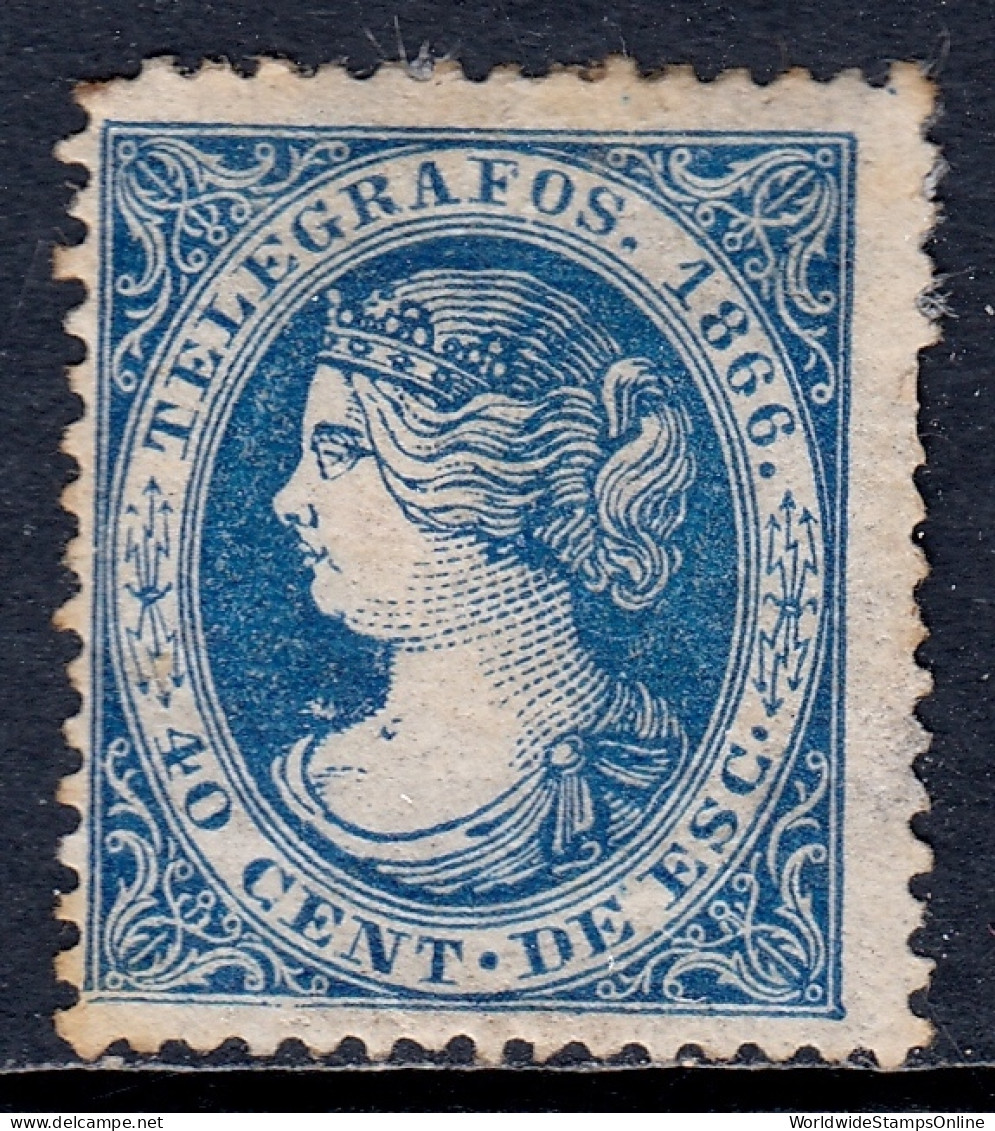 Spain - Yvert Telegraph #14 - MH - See Description - YT €85 - Telegraph