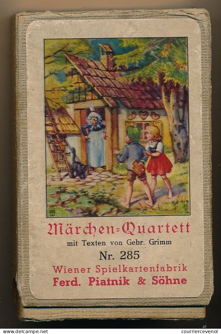 Märchen-Quartett Mit Texten Von Gebr Grimm - Nr 285 - Wiener Spielkartenfabrick Ferd Piatnik & Söhne - Carte Da Gioco