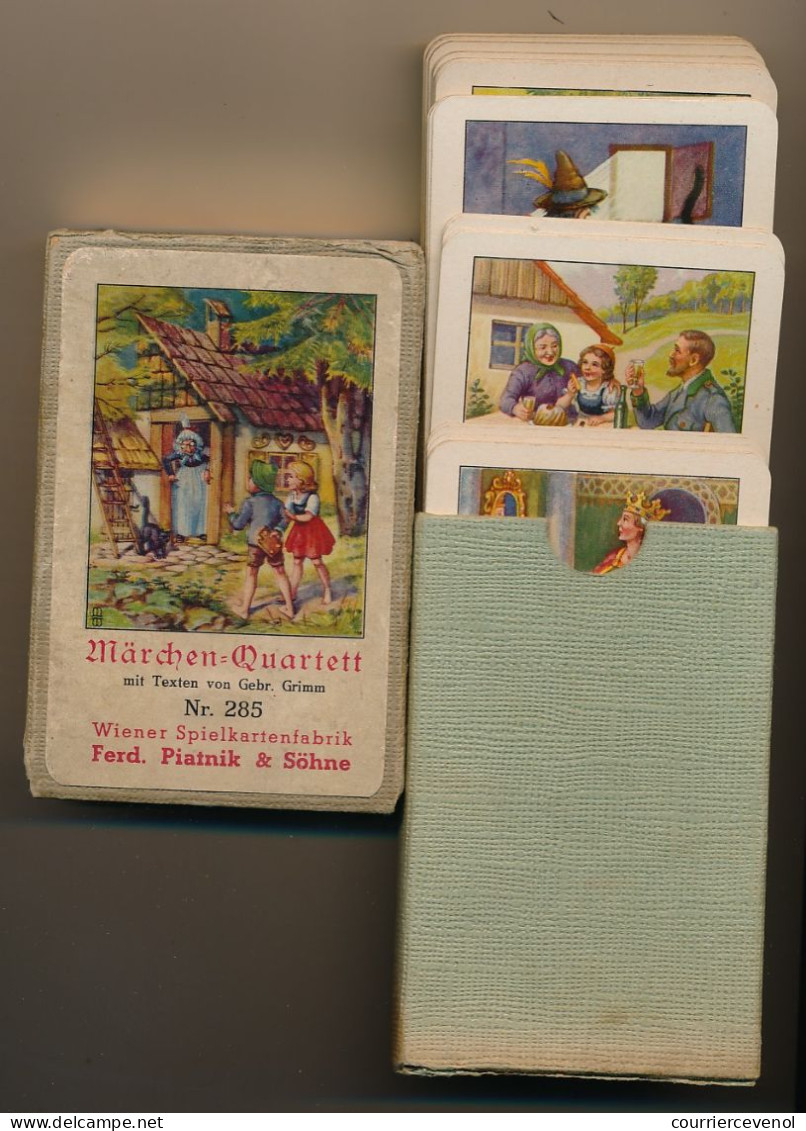 Märchen-Quartett Mit Texten Von Gebr Grimm - Nr 285 - Wiener Spielkartenfabrick Ferd Piatnik & Söhne - Playing Cards (classic)