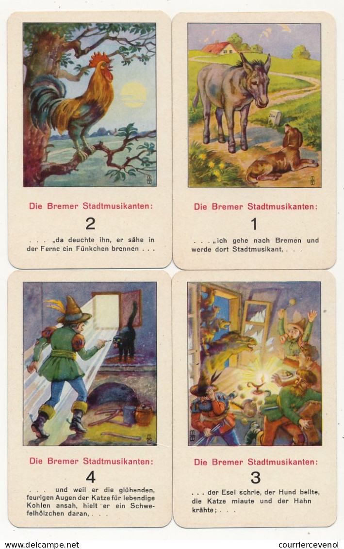 Märchen-Quartett Mit Texten Von Gebr Grimm - Nr 285 - Wiener Spielkartenfabrick Ferd Piatnik & Söhne - Playing Cards (classic)