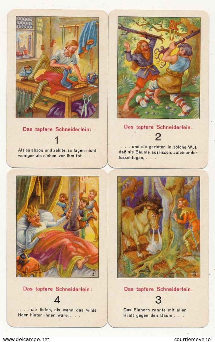 Märchen-Quartett mit Texten von Gebr Grimm - Nr 285 - Wiener Spielkartenfabrick Ferd Piatnik & Söhne