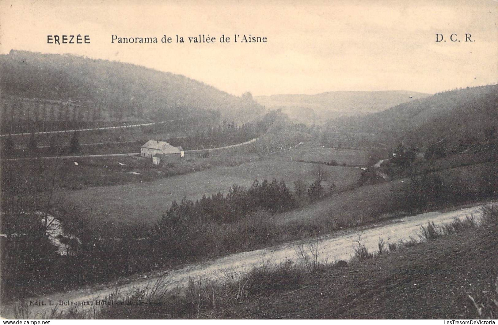 Belgique - Erezée - Panorama De La Vallée De L'aisne - D.C.R.  - Carte Postale Ancienne - Erezée