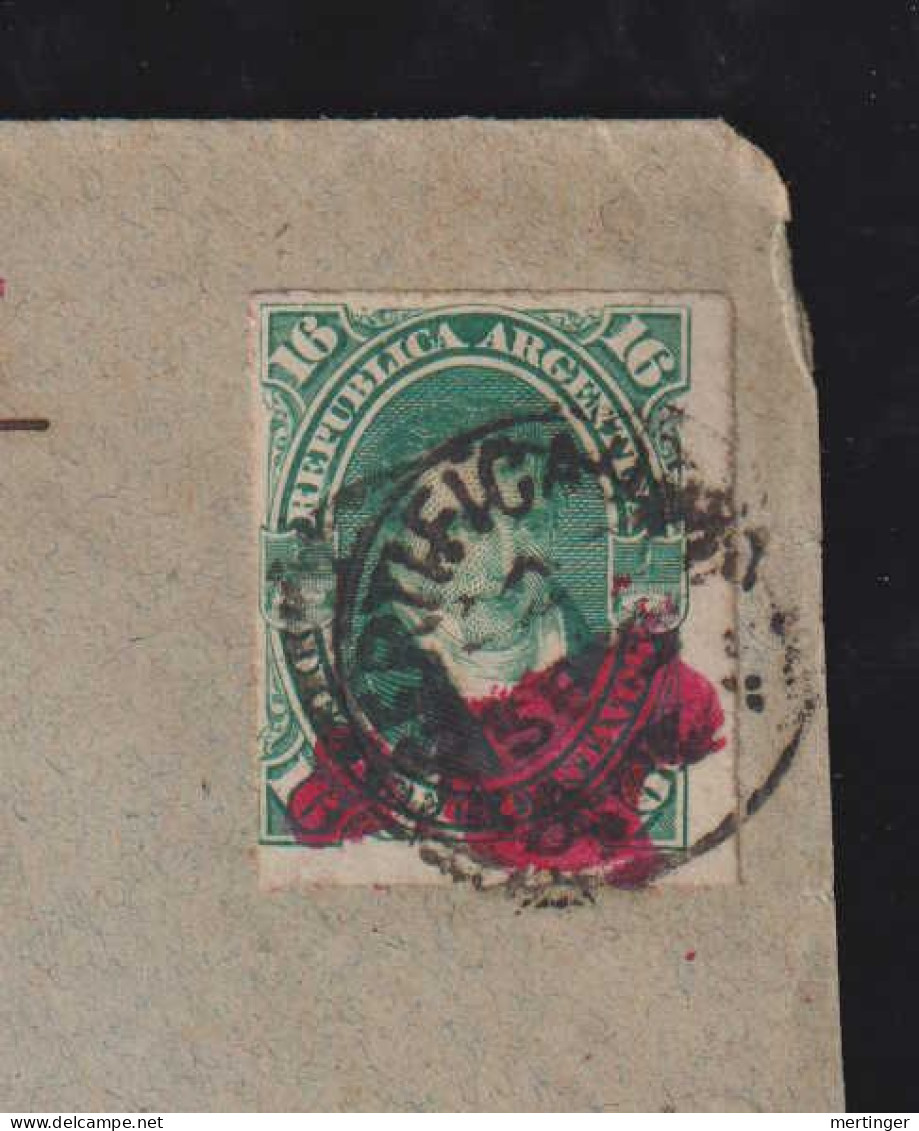 Argentina 1888 Registered Cover 24c + 16c BUENOS AIRES X PARMA Italy - Cartas & Documentos