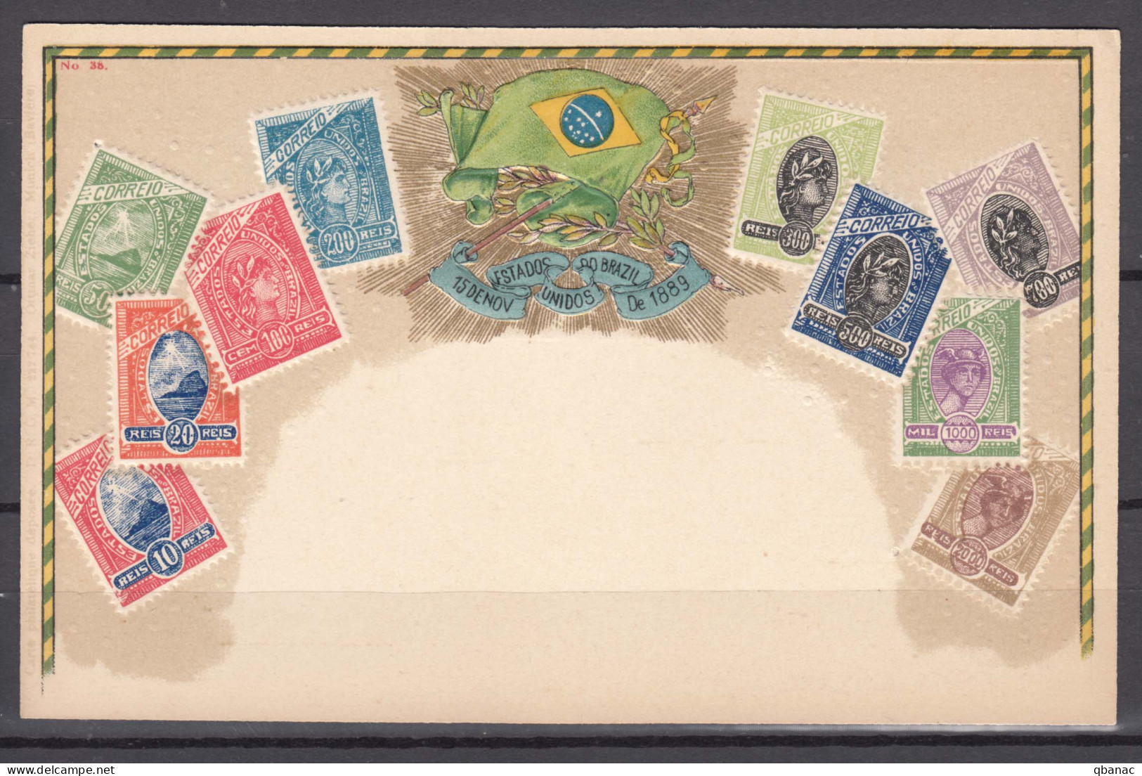Brasil Brazil Postal Card In Nice Mint Condition - Postal Stationery