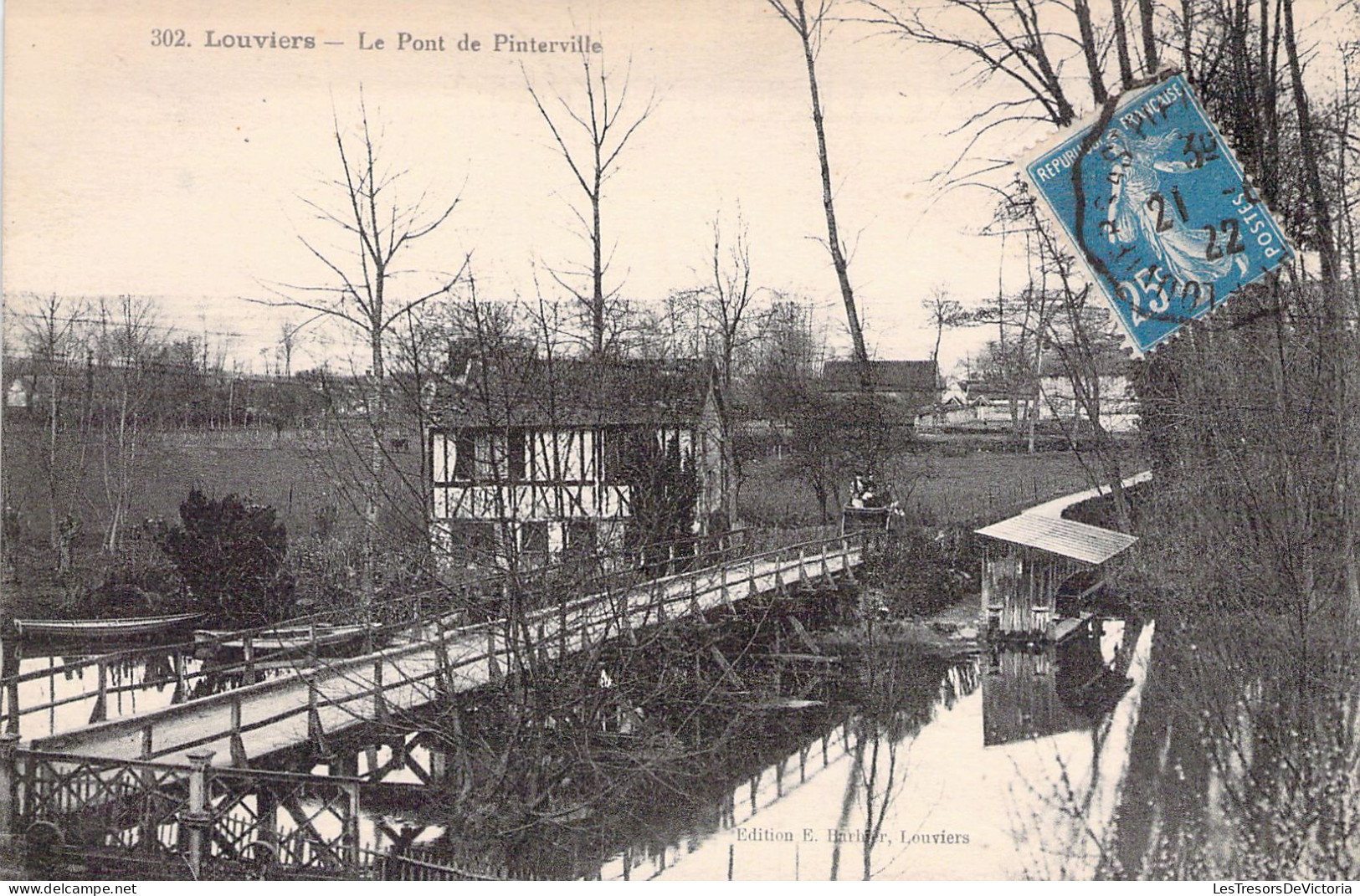 FRANCE - 27 - LOUVIERS - Le Pont De Pinterville - Carte Postale Ancienne - Louviers