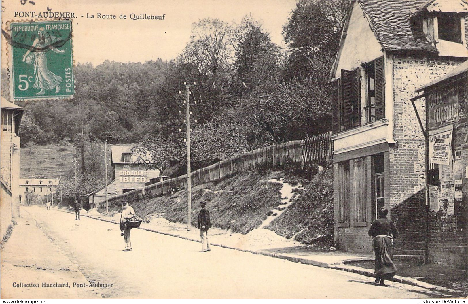 FRANCE - 27 - PONT AUDEMER - La Route De Quillebeuf - Carte Postale Ancienne - Pont Audemer