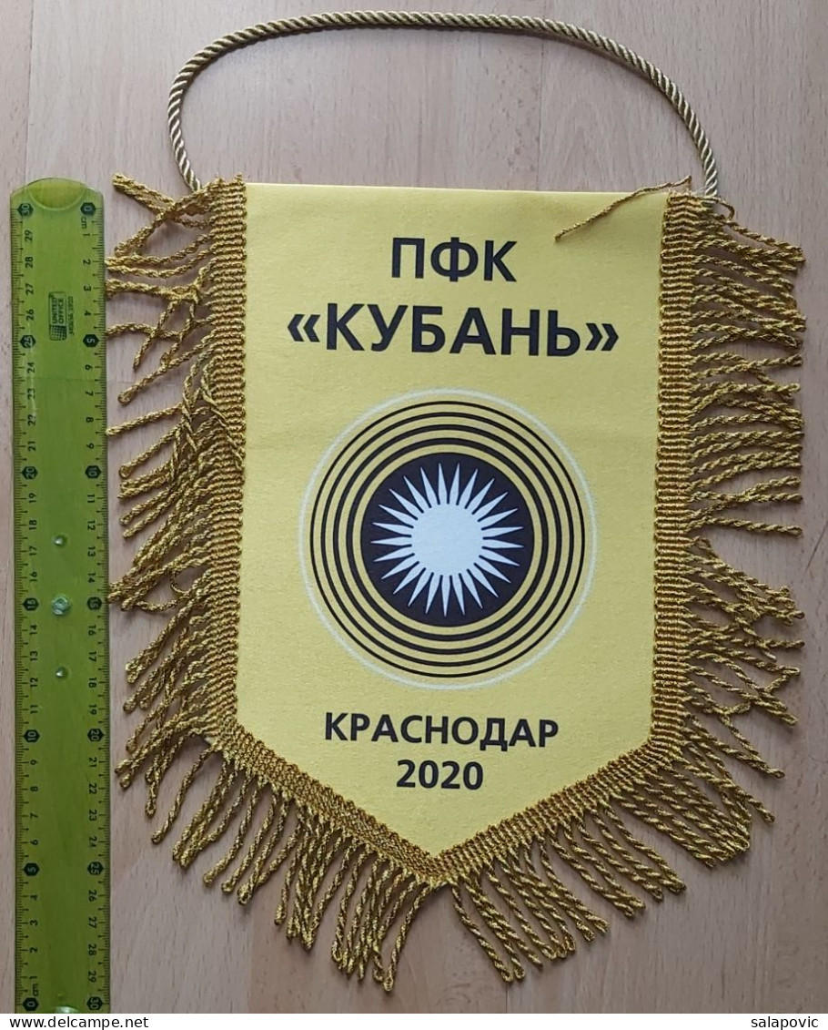 PFC Kuban Krasnodar Russia Football Club Soccer Fussball Calcio  PENNANT, SPORTS FLAG ZS 4/16 - Habillement, Souvenirs & Autres