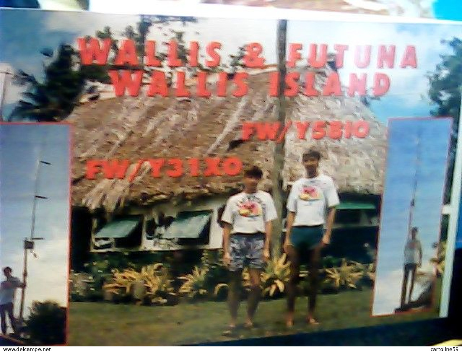 QSL CARD,WALLIS E FORTUNA ISLAND 1992 JH9627 - Wallis Und Futuna