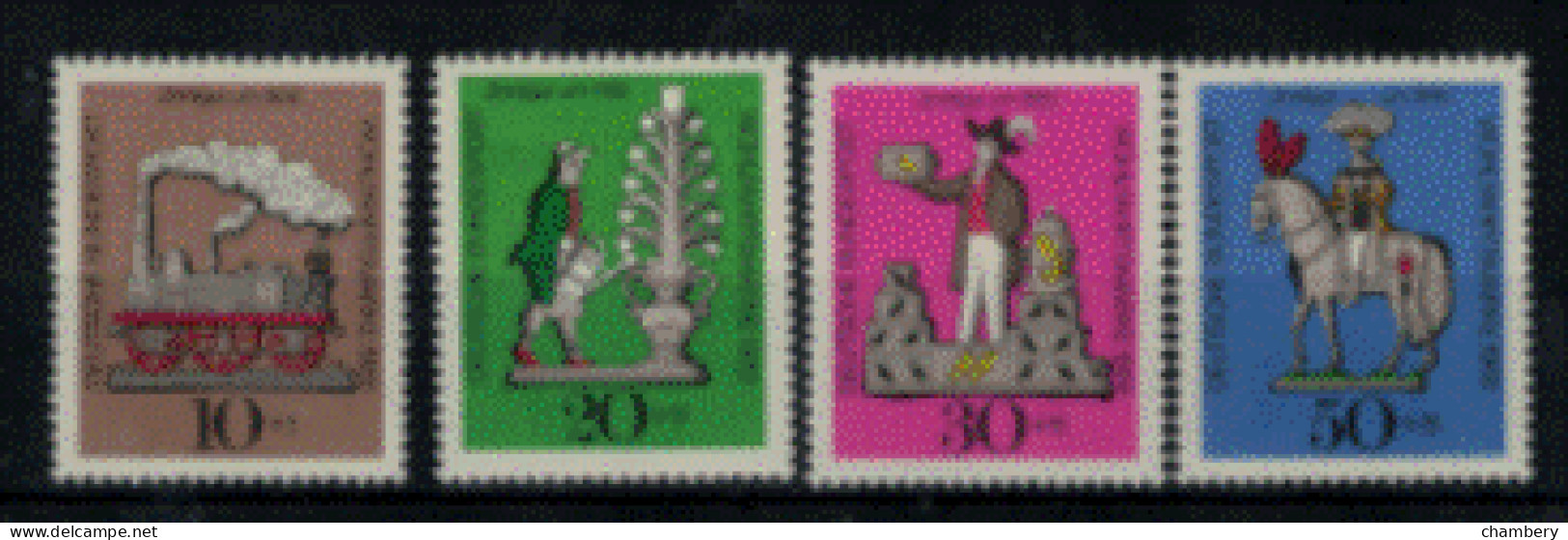 Allemagne Ouest - "Au Profit D'oeuvres De Bienfaisance - Figurines En étain" - Série Neuve 2** N° 469 à 472 De 1969 - Ungebraucht