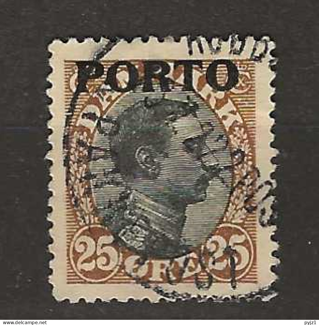 1921 USED Danmark Porto 6 - Postage Due