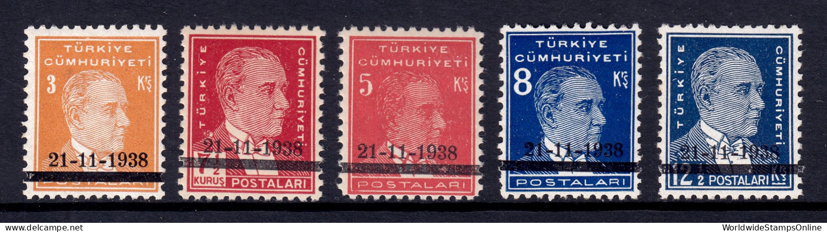 Turkey - Scott #811//816 - MH - Short Set Missing #814 - SCV $7.55 - Nuovi