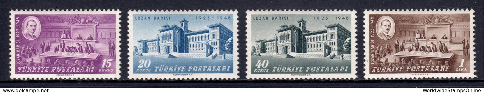 Turkey - Scott #978-981 - MLH - SCV $4.45 - Unused Stamps