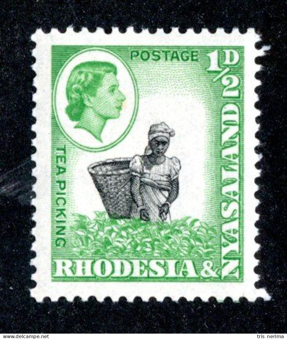 ( 1664 BCx) 1959 SG#18a M* (Sc#158a) (Lower Bid- Save 20%) - Rhodesia & Nyasaland (1954-1963)