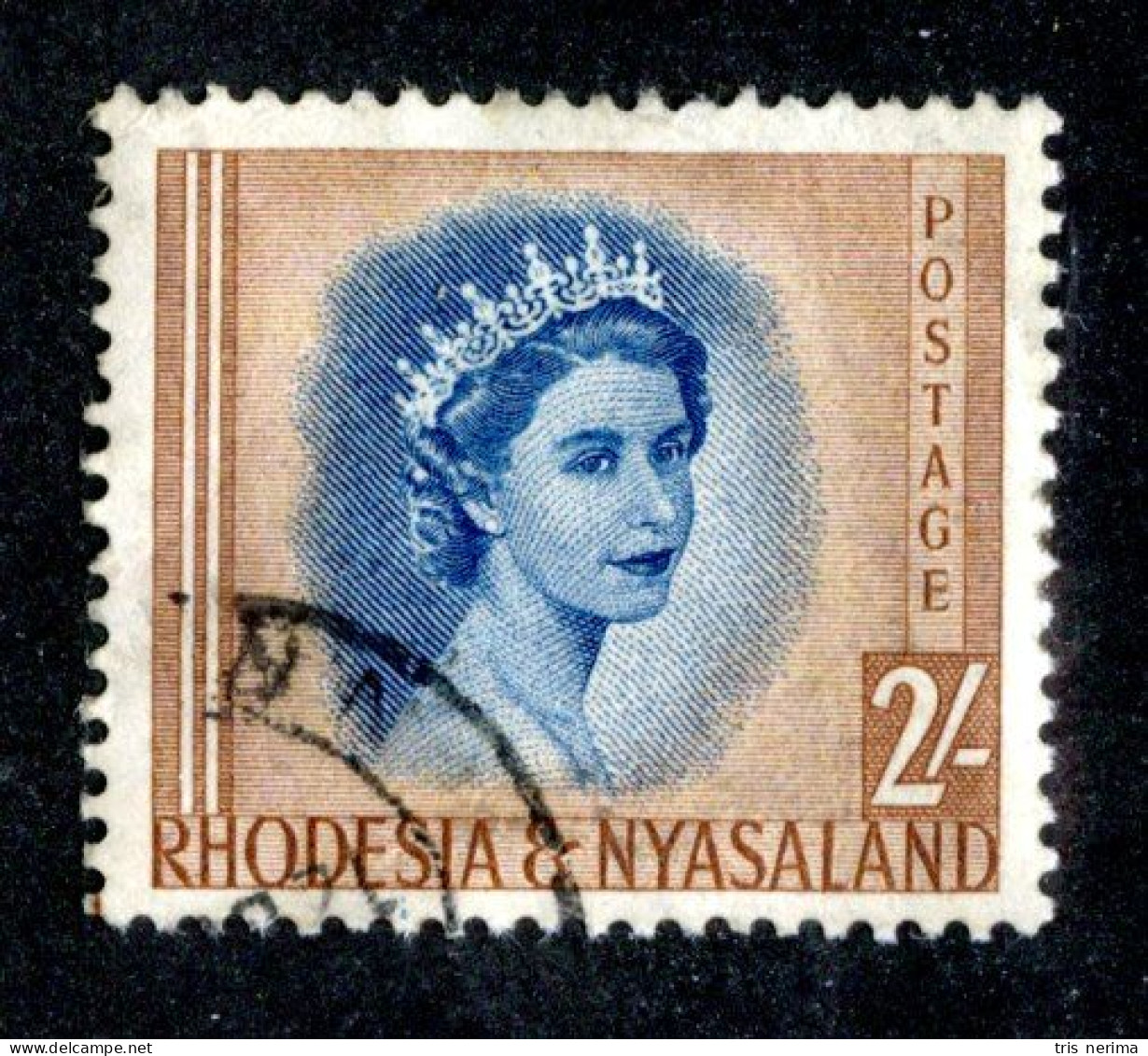 ( 1665 BCx) 1954 SG#11 Used (Sc#151) (Lower Bid- Save 20%) - Rhodesia & Nyasaland (1954-1963)