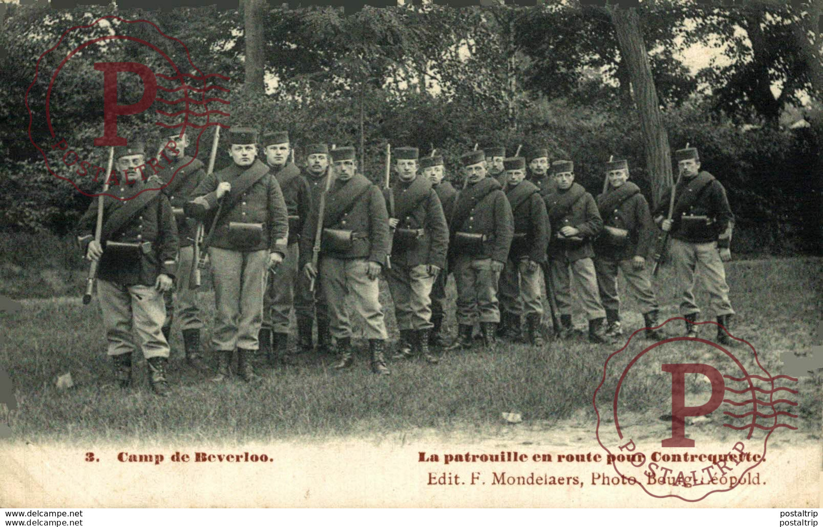 La Patrouille En Route Pour ContrEquette   LEOPOLDSBURG BOURG LEOPOLD Camp De BEVERLOO KAMP WWICOLLECTION - Leopoldsburg (Camp De Beverloo)