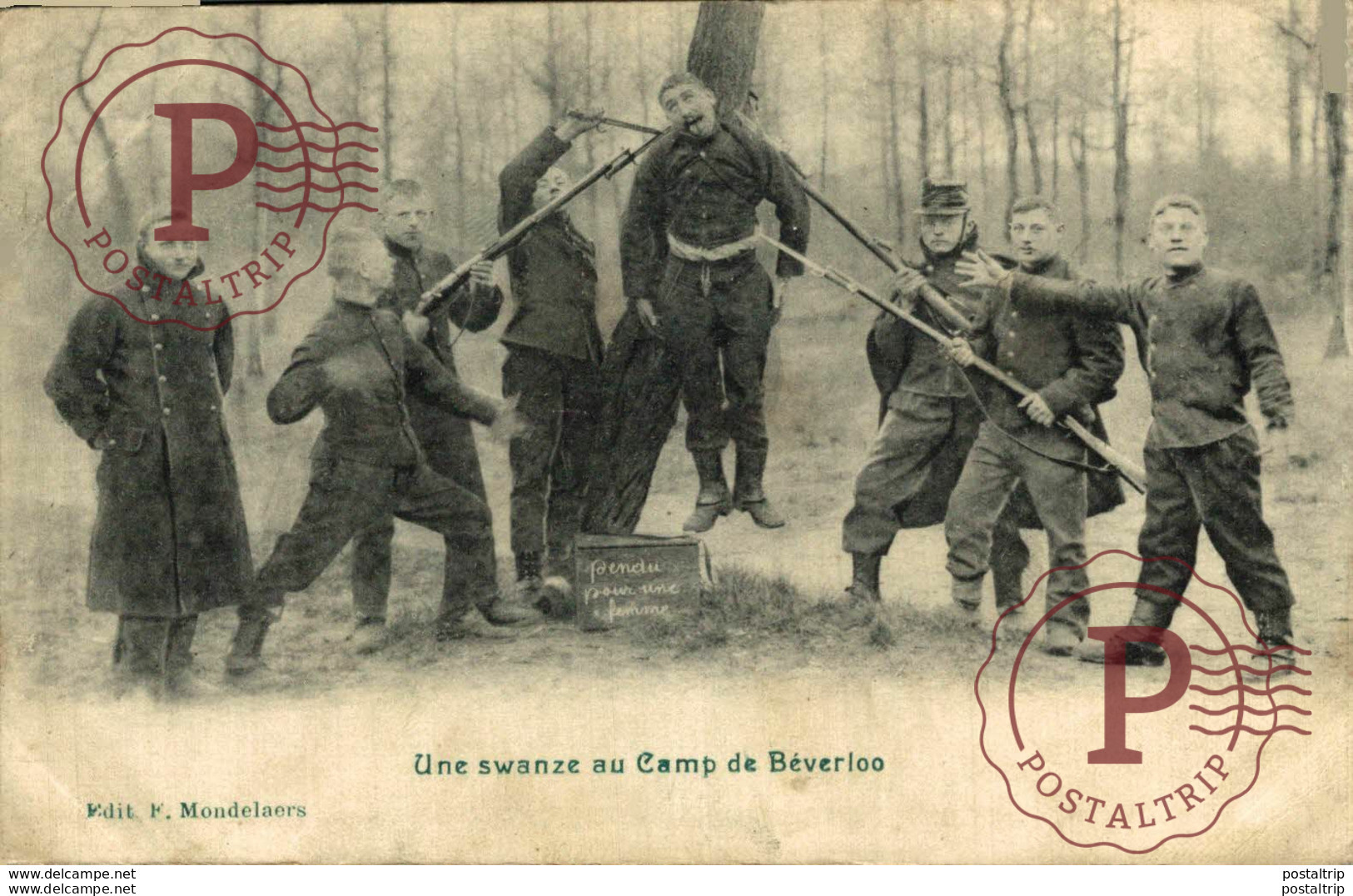 UNE SWANZE   LEOPOLDSBURG BOURG LEOPOLD Camp De BEVERLOO KAMP WWICOLLECTION - Leopoldsburg (Camp De Beverloo)