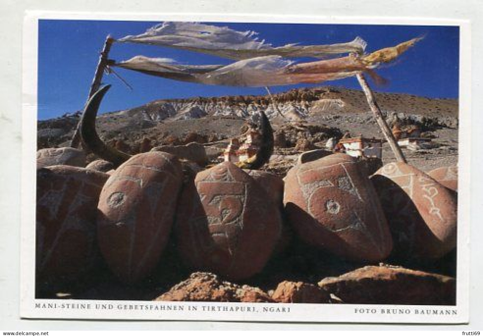 AK 123133 TIBET - Mani-Steine Und Gebetsfahnen In Tirthapuri - Ngari - Tíbet