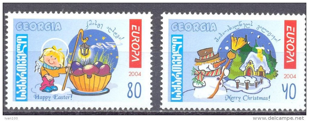 2004. Georgia, Europa 2004, Set, Mint/** - Georgië