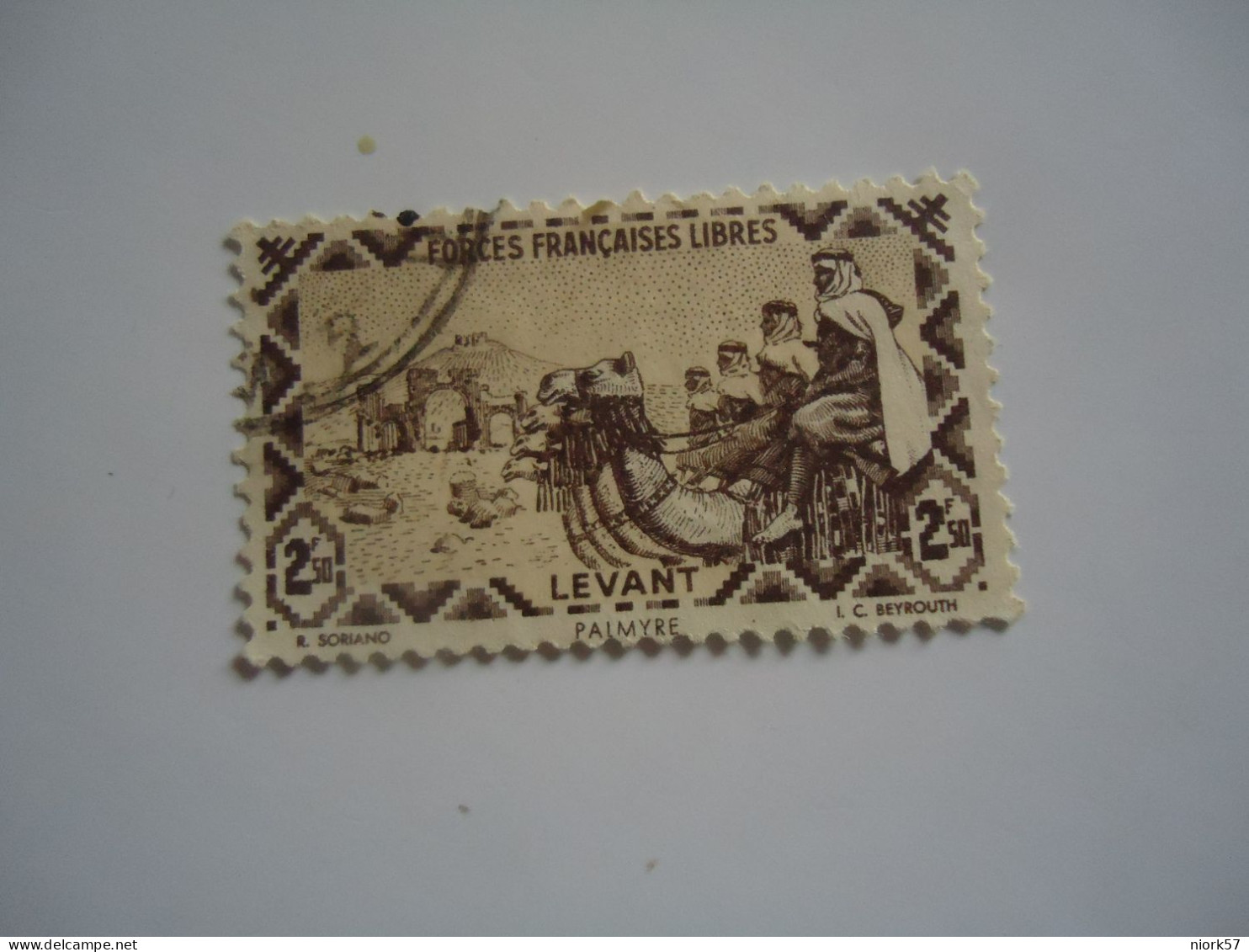 FRANCE  LEVANT  USED STAMPS Free French Forces In Levant, I - Otros & Sin Clasificación