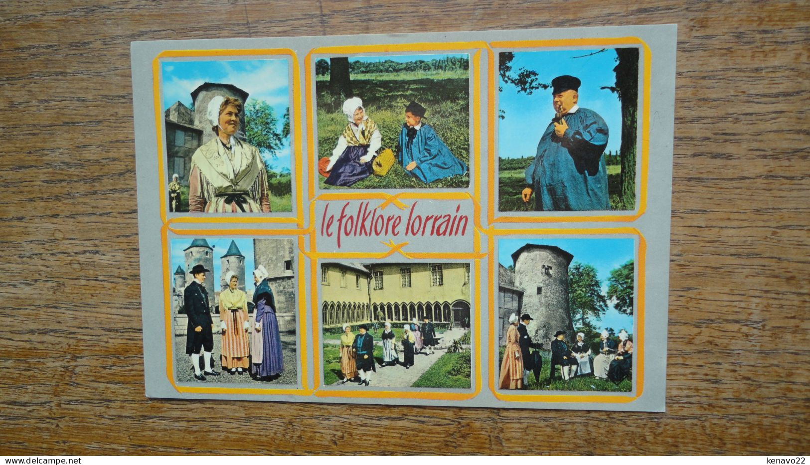 Le Folklore Lorrain , Multi-vues "" Carte Animée "" - Lorraine