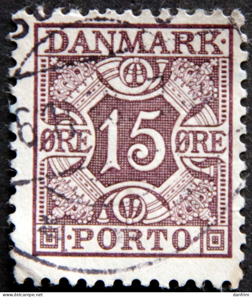 Denmark 1954  Minr.35B   (0 )    ( Lot  G 1336  ) - Segnatasse