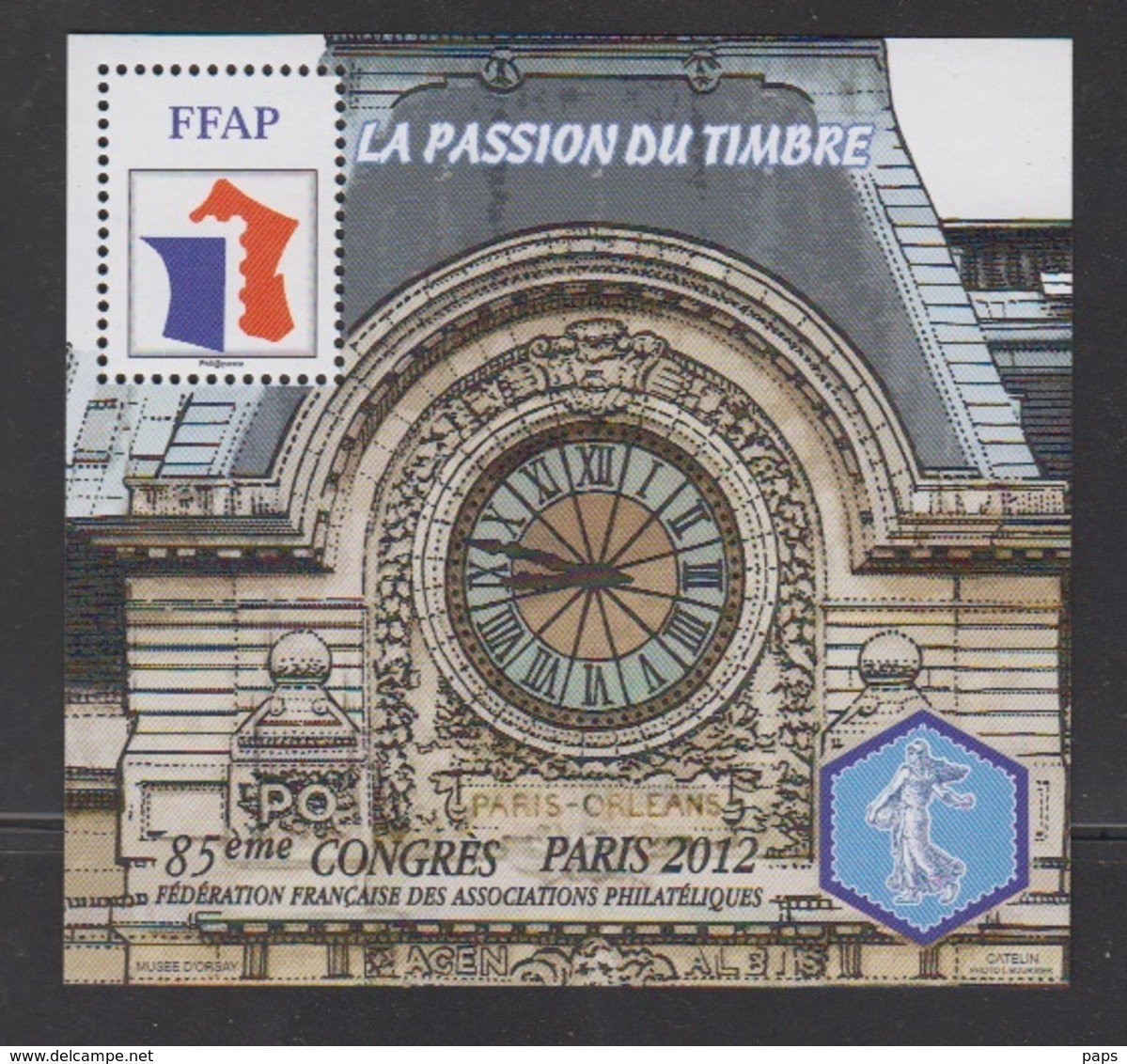 FFAP-2012 N°6** GARE D'ORSAY - FFAP