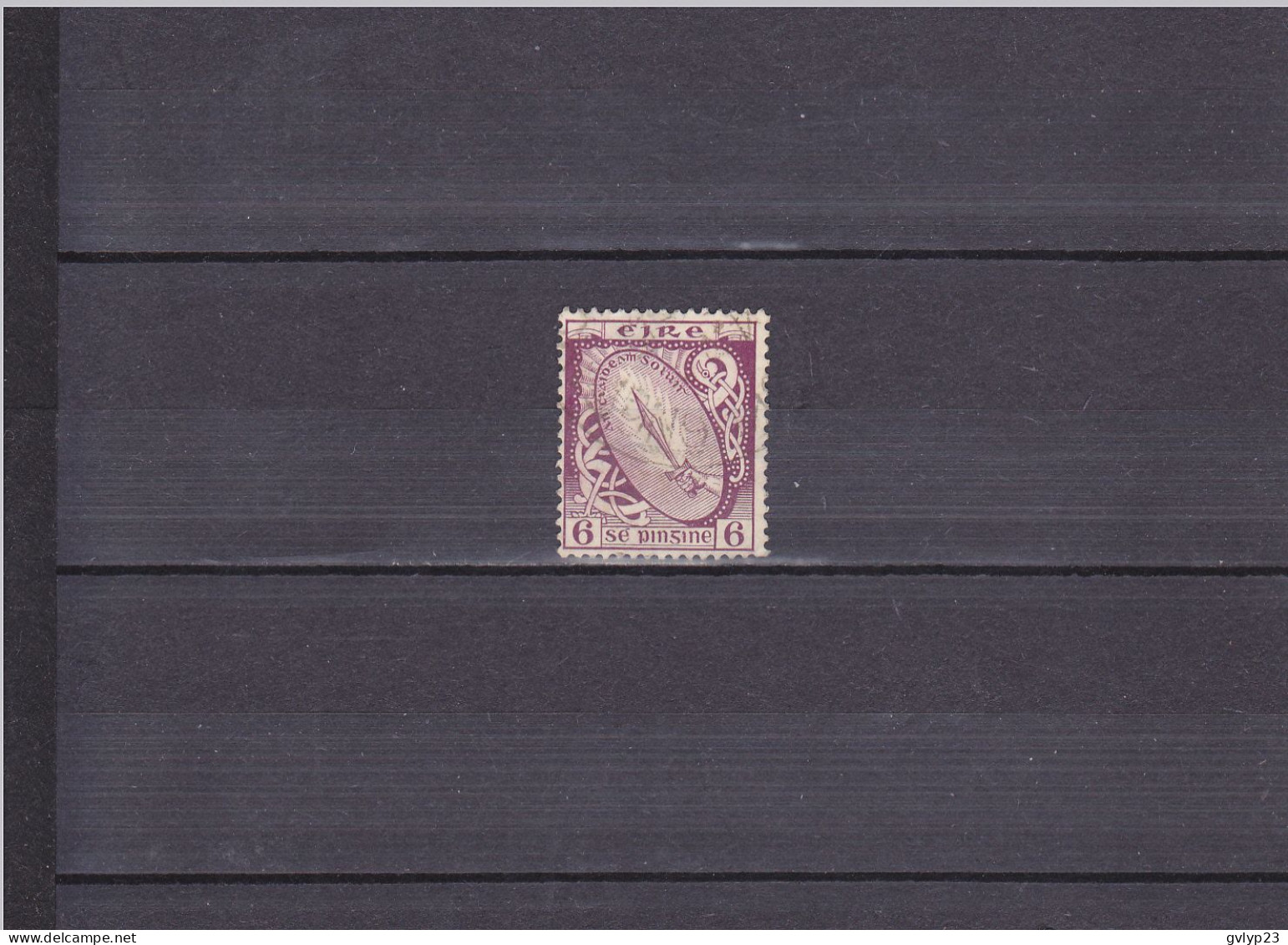 GLAIVE DE LUMIèRE/OBLITéRé/6 P VIOLET-BRUN / N° 48 YVERT ET TELLIER 1922-24 - Used Stamps