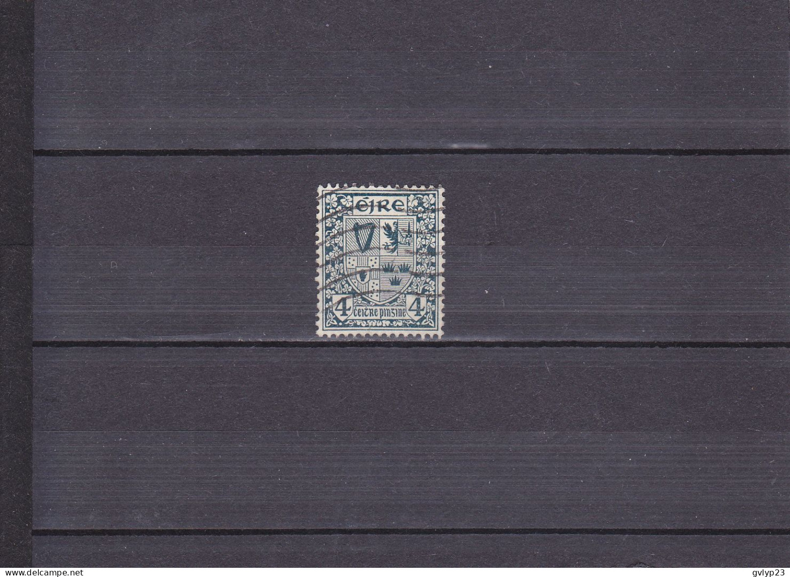 ARMOIRIES DES QUATRE PROVINCES/OBLITéRé/4 P BLEU-FONCé / N° 46 YVERT ET TELLIER 1922-24 - Used Stamps