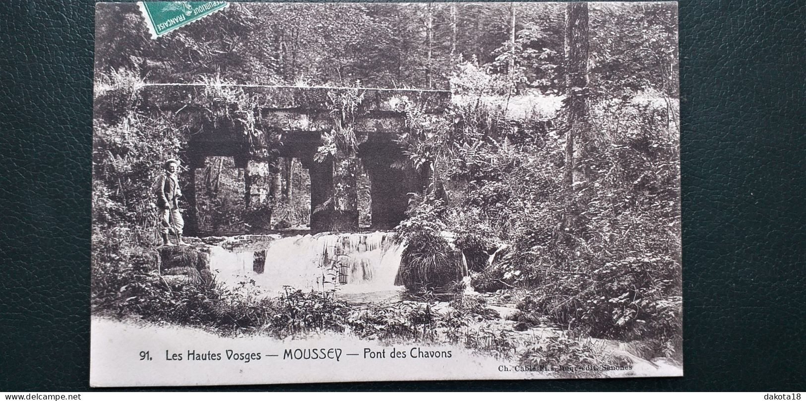 88 , Moussey , Le Pont Des Chavons En 1912 - Moussey