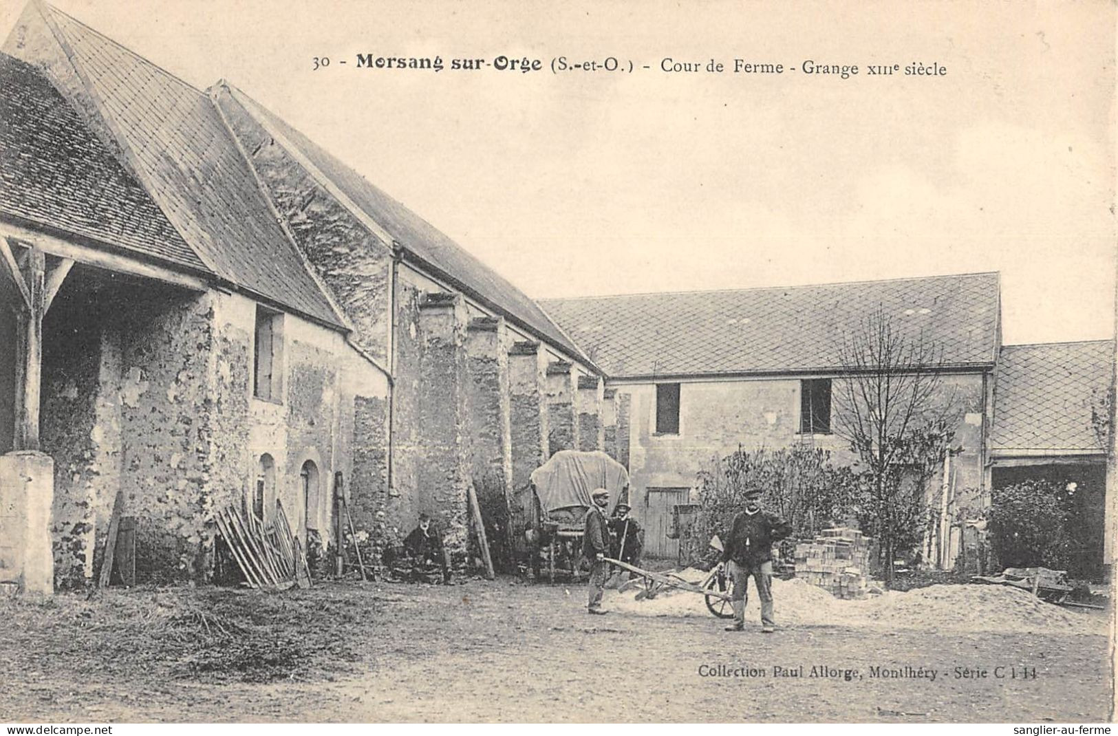 CPA 91 MORSANG SUR ORGE / COUR DE FERME / GRANGE - Morsang Sur Orge