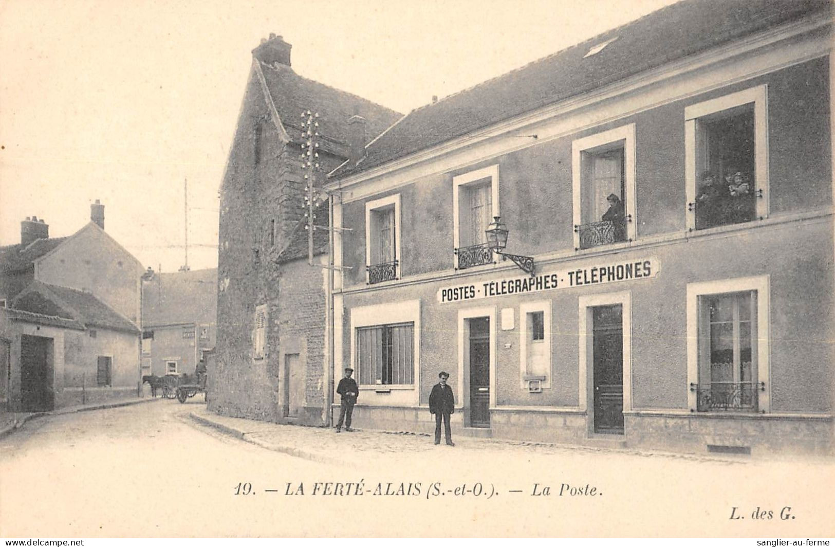 CPA 91 LA FERTE ALAIS / LA POSTE / TELEGRAPHES / TELEPHONES - La Ferte Alais