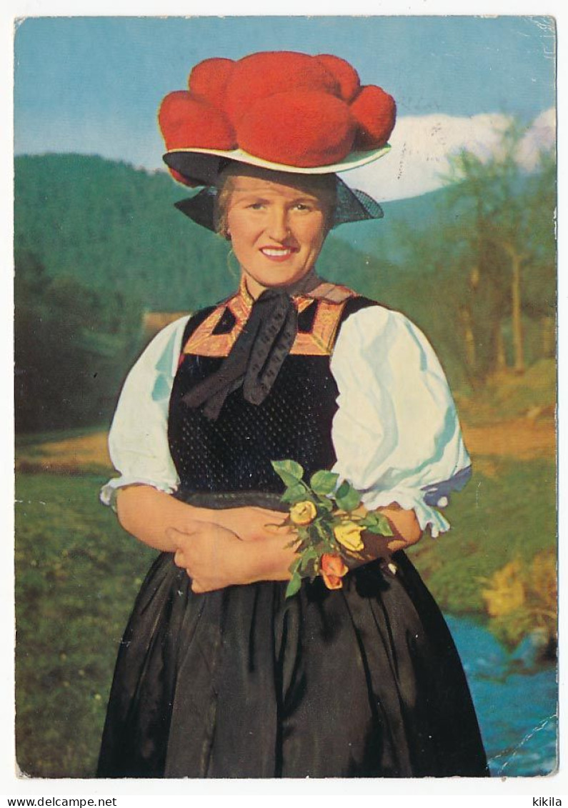 CPSM 10,5 X 15 Allemagne (169) Bade-Wurtemberg GUTACH Schwarzwald Tracht Aus Dem Gutachtal Costume Folklorique Forêt Noi - Gutach (Schwarzwaldbahn)