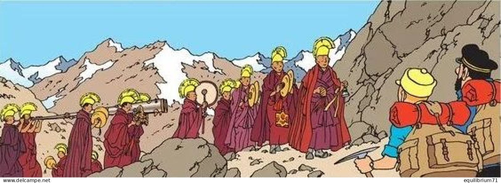 Double Carte Pliante/Dubbele Vouwkaart** - Kuifje/Tintin - Milou/Bobbie - Tintin Au Tibet - RARE - EMBALLÉE - Philabédés (fumetti)