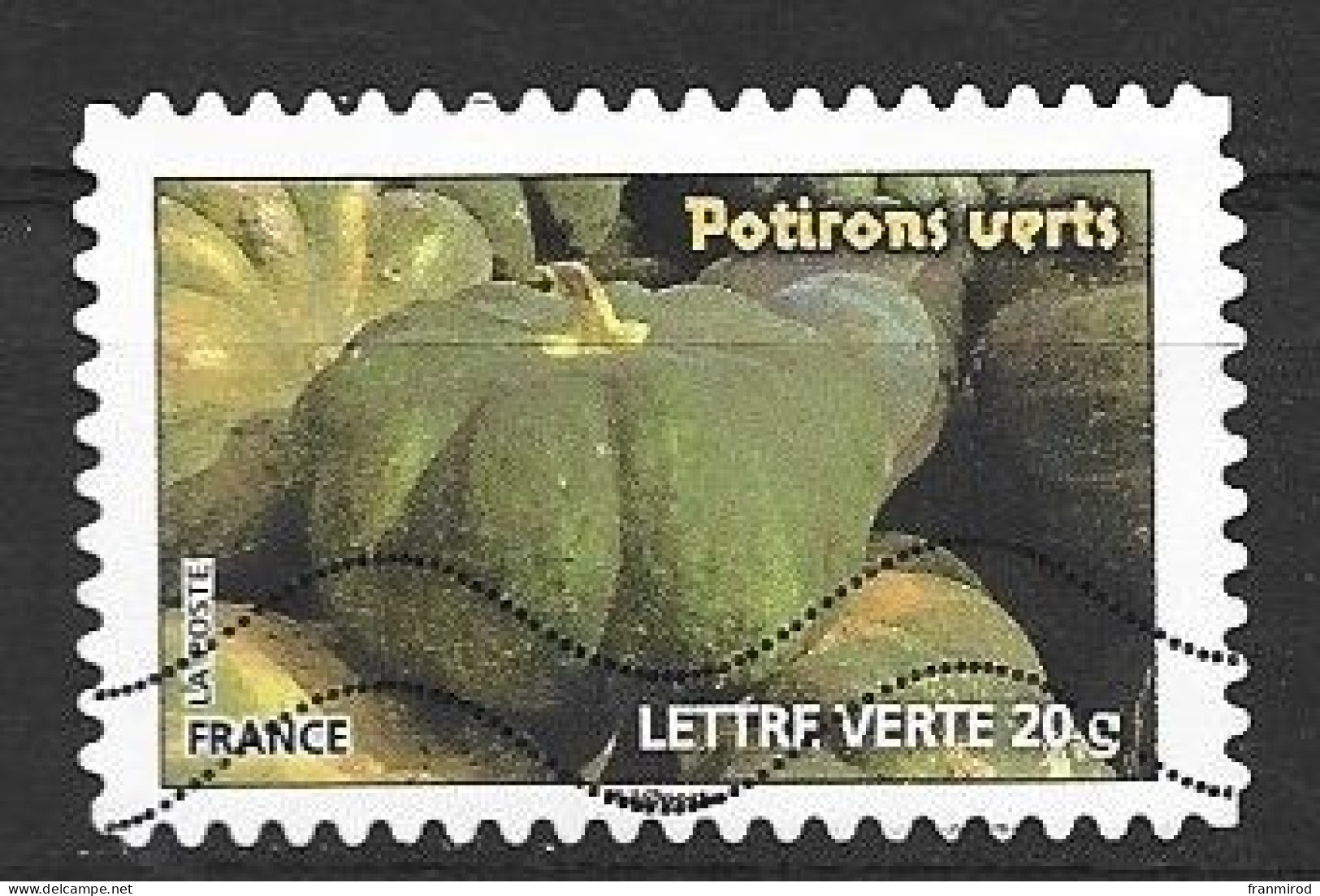 2012 FRANCE N AA 749 POIVRON VERT (yv) Oblitéré - Vegetables
