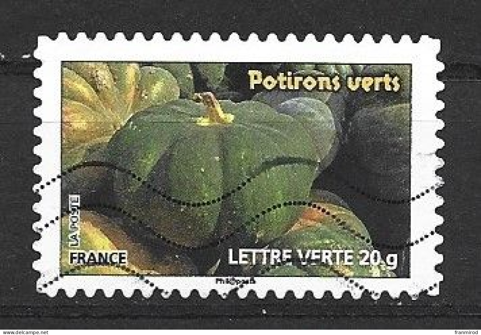 2012 FRANCE N AA 749 POIVRON VERT (yv) Oblitéré - Vegetables