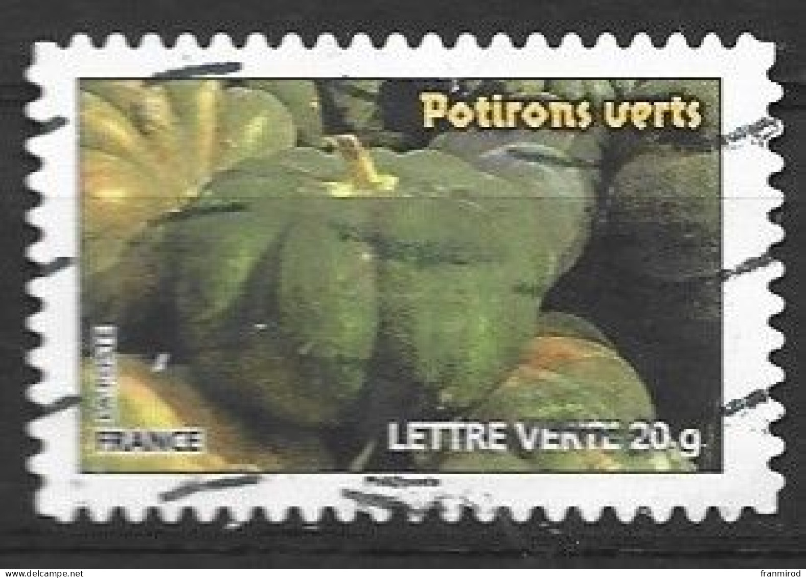 2012 FRANCE N AA 749 POIVRON VERT (yv) Oblitéré - Legumbres