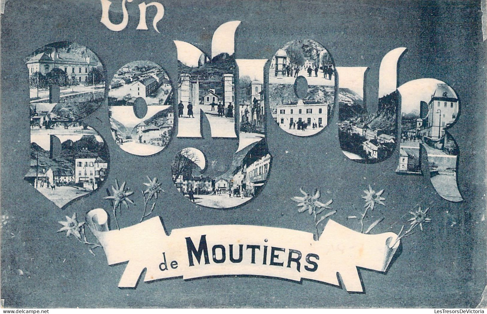 FRANCE - 73 - MOUTIERS - Un Bonjour De Moutiers - Multi Vues - Carte Postale Ancienne - Moutiers