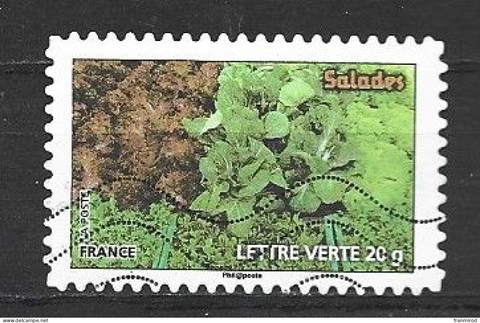 2012 FRANCE N AA 740 (yv) SALADES Oblitéré - Légumes