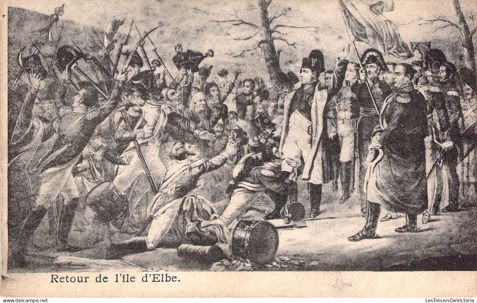 NAPOLEON - Retour De L'île D'Elbe - Carte Postale Ancienne - Personnages Historiques