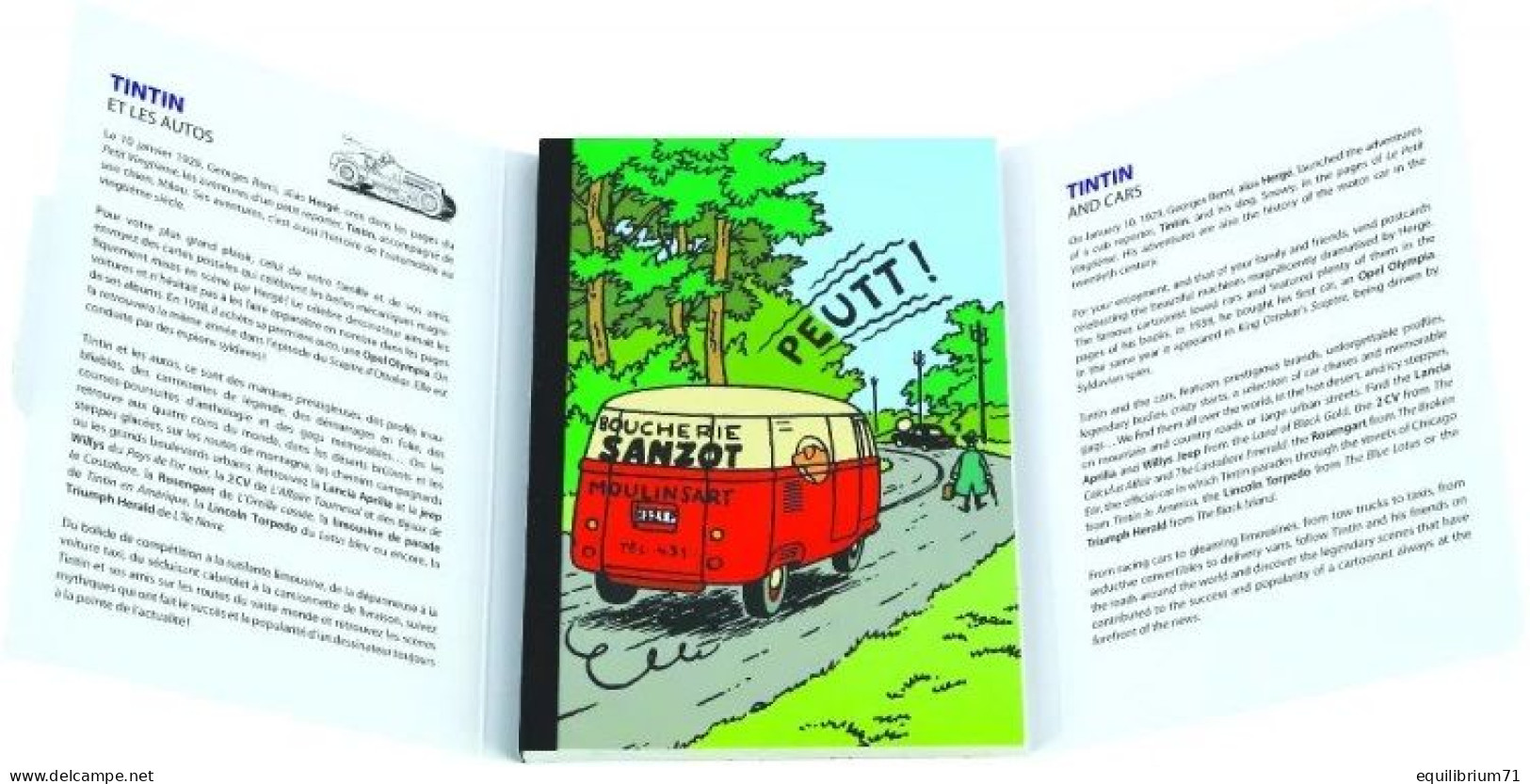 CP/PK** - Tim - Milou / Bobbie / Struppi - Set De 16 Cartes Postales : Tintin Et Les Voitures / Kuifje En Auto's - Philabédés (comics)