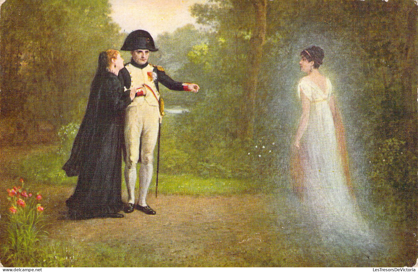 NAPOLEON - E GUILLON - Napoléon Et La Reine Hotense à La Malmaison - Carte Postale Ancienne - Personnages Historiques