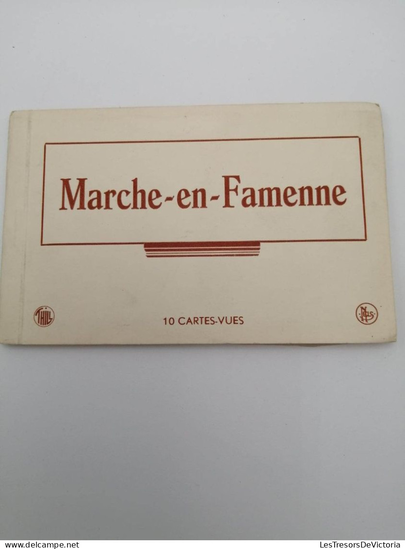 Carnet De Cartes Complet - Marche En Famenne - Nels - 10 Cartes De Vues - Bazar Marchois - Carte Postale Ancienne - Marche-en-Famenne